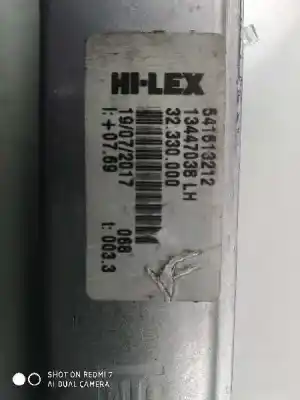 Second-hand car spare part driver left window regulator for opel corsa e selective oem iam references 13447038  541613212