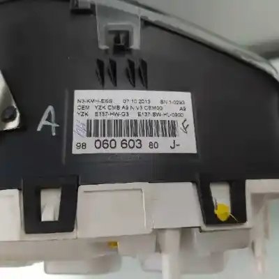 Peça sobressalente para automóvel em segunda mão quadrante por peugeot 208 allure referências oem iam 9806060380  9805975780