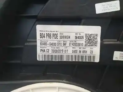 Автозапчастина б/у регулятор скла заднього правого для hyundai i30 cw (pd) go посилання на oem iam 83480g4030  83460g4010