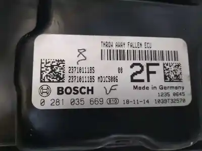 Автозапчастина б/у ебу контролер двигуна для dacia dokker stepway essential посилання на oem iam 237101118s  0281035669