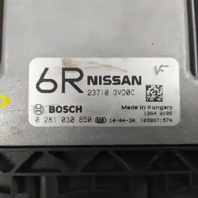 Second-hand car spare part ecu engine control for nissan nv 200 (m20) nv200 combi comfort oem iam references 237103vd0c 1039s71574 0281030850