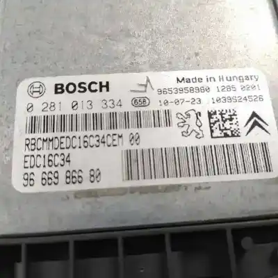 Автозапчасти б/у блок управления двигателем за citroen c4 picasso business class ссылки oem iam 9666986680  0281013334