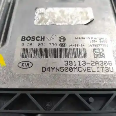 Second-hand car spare part ecu engine control for kia venga concept oem iam references 391132a306  0281031739