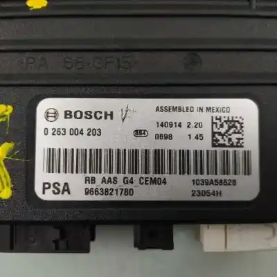 Pezzo di ricambio per auto di seconda mano modulo elettronico per citroen c5 station wagon millenium riferimenti oem iam 9663821780  0263004203