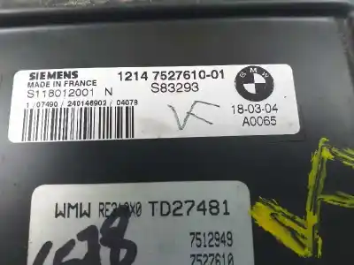 Автозапчасти б/у блок управления двигателем за mini mini (r50,r53) cooper s ссылки oem iam 12147527610 s118012001n s83293