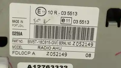 Автозапчастина б/у аудіо система / радіо cd для ford focus lim. trend посилання на oem iam bm5t18c815gm  