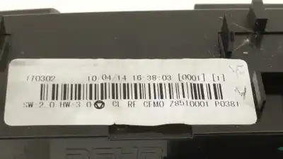 Автозапчастина б/у контроль опалення / кондиціонації для citroen c3 business посилання на oem iam 78510001  