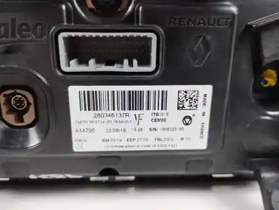 Tweedehands auto-onderdeel multifunctioneel display voor renault clio v rja/be2/mt5ta08a5000 oem iam-referenties 280346137r  