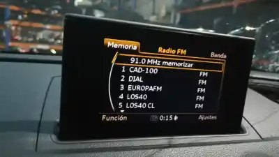 Second-hand car spare part multifunction display for audi a3 (8v) ambiente oem iam references 8v0857273m 8v0857974e 8v0919603c