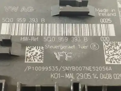Second-hand car spare part electronic module for audi a3 (8v) ambiente oem iam references 5q0959393b  