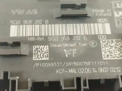 Second-hand car spare part electronic module for audi a3 (8v) ambiente oem iam references 5q0959392b  