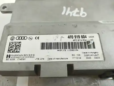 Автозапчасти б/у многофункциональный дисплей за audi a5 cabriolet (8f7) 3.0 tdi quattro ссылки oem iam 4f0919604  