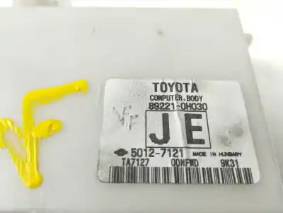 Second-hand car spare part electronic module for toyota aygo x-cite oem iam references 892210h030  50127121