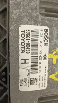 Pièce détachée automobile d'occasion calculateur moteur ecu pour toyota yaris (ksp9/scp9/nlp9) básico références oem iam 896610d450  0281012322