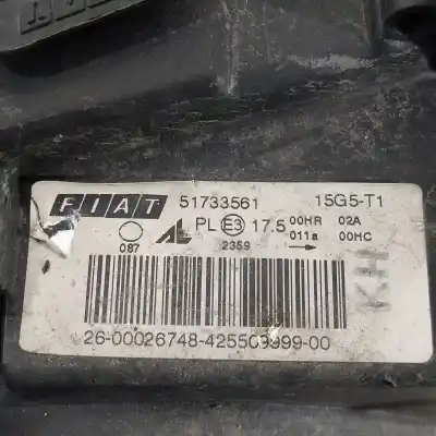 Second-hand car spare part left headlight for fiat croma (194) 1.9 16v multijet dynamic (12.2007->) oem iam references 0051801266  