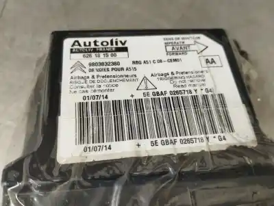 Second-hand car spare part airbag kit for citroen c3 business oem iam references 9684151577 3064241 9803832380
