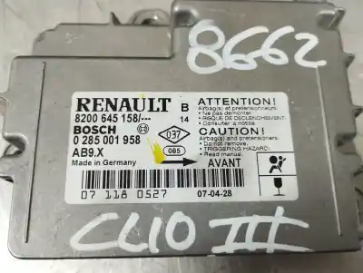 Автозапчастина б/у комплект подушки безпеки для renault clio iii authentique посилання на oem iam 8200407587 8200677496 8200645158