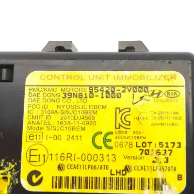 Second-hand car spare part wheel lock column for kia cee´d concept oem iam references 954202v000  39n8101000