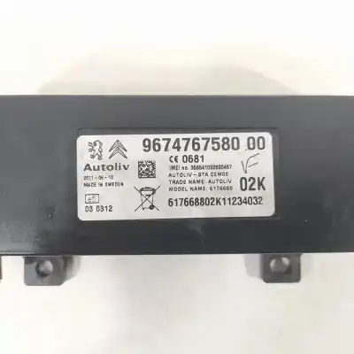 Автозапчастина б/у електронний модуль для peugeot 3008 (05.2009->) 2.0 active [2.0 ltr. - 110 kw 16v hdi fap cat (rhe / dw10cted4)] посилання на oem iam 9674767580  