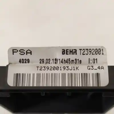 Peça sobressalente para automóvel em segunda mão resistência sofagem chauffage por citroen ds5 style referências oem iam t2392001  