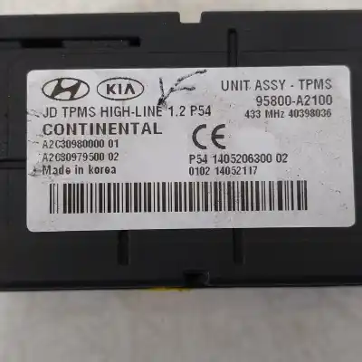 Second-hand car spare part electronic module for kia cee´d concept oem iam references 95800a2100 a2c30980000 40398036