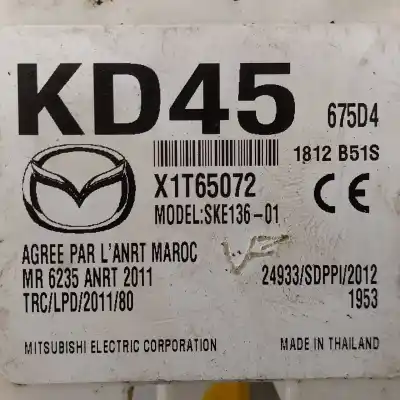 Автозапчастина б/у електронний модуль для mazda 2 lim. () exclusive-line посилання на oem iam x1t65072  