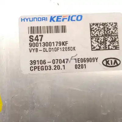Second-hand car spare part ecu engine control for kia stonic (ybcuv) drive oem iam references 3910607047  9001300179kf