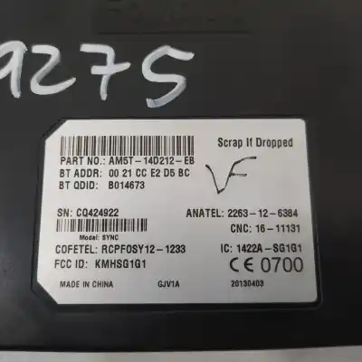 Second-hand car spare part electronic module for ford focus lim. (cb8) edition oem iam references am5t14d212  