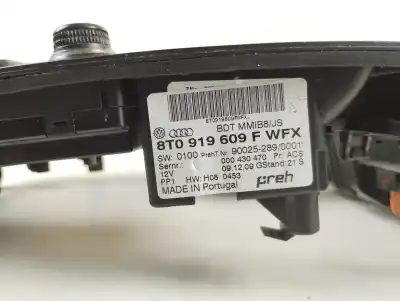 Second-hand car spare part multifunction switch for audi a5 cabriolet (8f7) 3.0 tdi quattro oem iam references 8t0919609f  