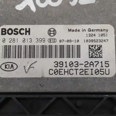 Second-hand car spare part ecu engine control for kia cee´d active oem iam references 391032a715  0281013399