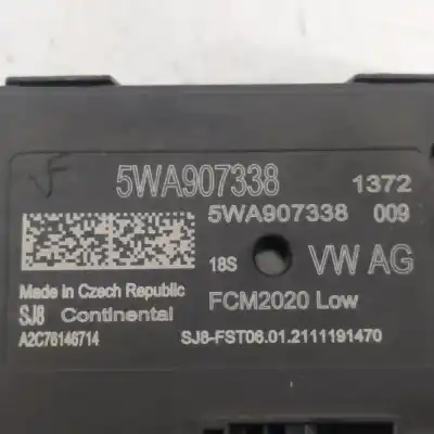 Pezzo di ricambio per auto di seconda mano modulo elettronico per audi a3 sportback (8y) gy riferimenti oem iam 5wa907338  a2c76146714