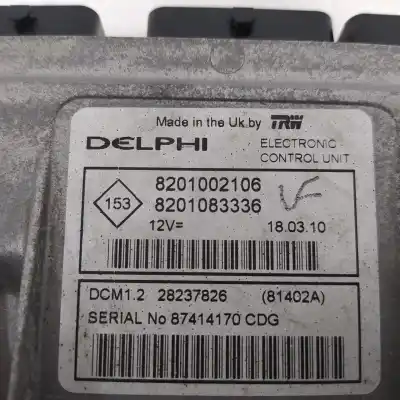 Second-hand car spare part ecu engine control for dacia sandero laureate oem iam references 8201002106  8201083336