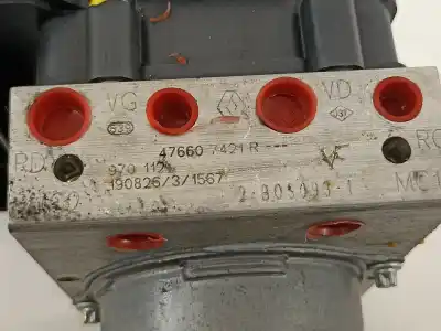 Pezzo di ricambio per auto di seconda mano abs per renault clio v rja/be2/mt5ta08a5000 riferimenti oem iam 476607421r 0265956794 970112