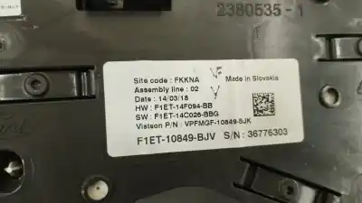 Second-hand car spare part dashboard for ford focus active oem iam references f1et10849bjv  vpfmgf10849bjk