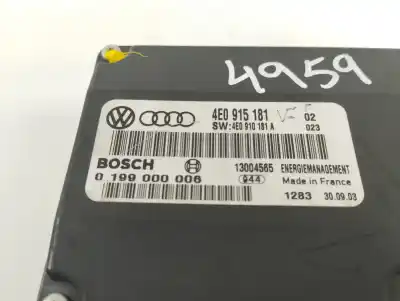 Автозапчасти б/у электронный модуль за audi a8 (4e2) 3.7 quattro ссылки oem iam 4e0915181 0199000006 4e0910181a