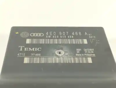 Автозапчастина б/у електронний модуль для audi a8 (4e2) 3.0 v6 24v tdi посилання на oem iam 4e0907468a  4e0910468