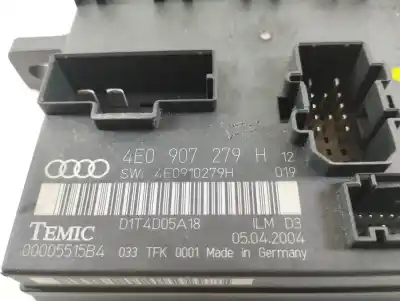Автозапчастина б/у електронний модуль для audi a8 (4e2) 3.0 v6 24v tdi посилання на oem iam 4e0907279h d1t4d05a18 4e0910279h