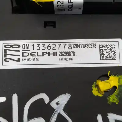 Автозапчасти б/у многофункциональное управление за opel meriva b design edition ссылки oem iam 13362778  13360105