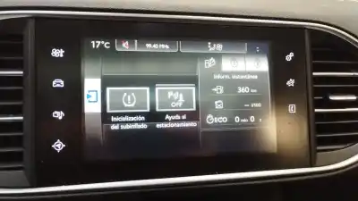 Second-hand car spare part multifunction display for peugeot 308 active oem iam references 9811486280  