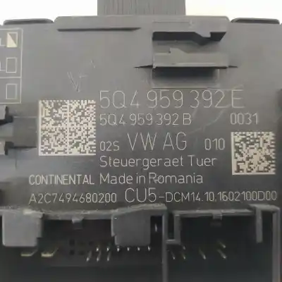 Автозапчастина б/у модуль комфорт для skoda octavia combi (5e5) 2.0 tdi посилання на oem iam 5q4959392e  5q4959392b