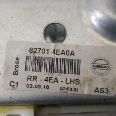 Автозапчасти б/у регулятор стекла заднего левого за nissan qashqai (j11) 360 4x4 ссылки oem iam 827014ea0a   Автозапчасти б/у регулятор стекла заднего левого за nissan qashqai (j11) 360 4x4 ссылки oem iam 827014ea0a
