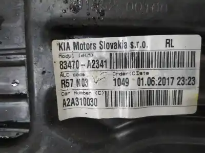 Second-hand car spare part rear left window regulator for kia cee´d concept oem iam references 83470a2341  83450a2010
