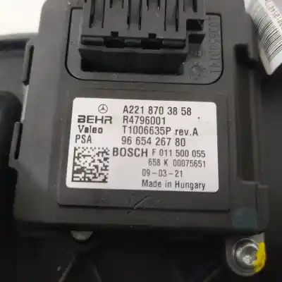 İkinci el araba yedek parçası isitma fani için mercedes-benz clase r (w251) r 350 cdi 4-matic (251.022) oem iam referansları a25183000 929566g a2218703858