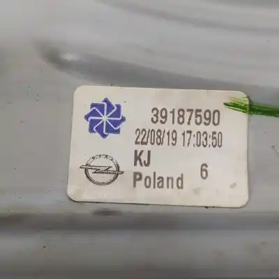 Автозапчасти б/у регулятор стекла переднего правого за opel crossland x design line ссылки oem iam 39187590  