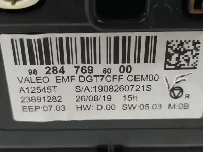 Second-hand car spare part multifunction display for peugeot 308 allure oem iam references 9828476980  