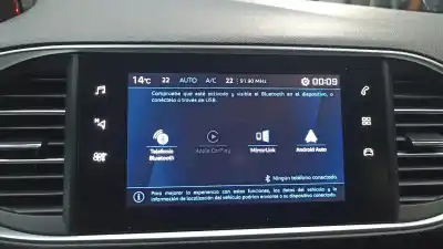 Second-hand car spare part multifunction display for peugeot 308 allure oem iam references 9828476980  