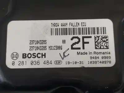 Автозапчасти б/у блок управления двигателем за dacia logan ii essential ссылки oem iam 237104328s  0281036484