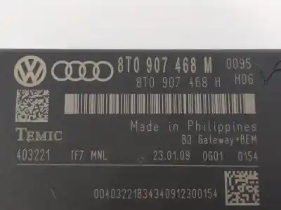 Автозапчастина б/у електронний модуль для audi q5 (8r) 2.0 tfsi (155kw) посилання на oem iam 8t0907468m  8t0907468h