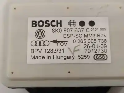 Автозапчастина б/у датчик для audi q5 (8r) 2.0 tfsi (155kw) посилання на oem iam 8k0907637c  