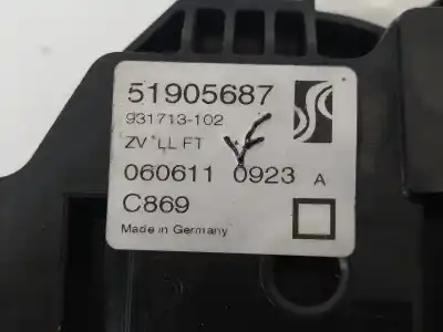 Автозапчасти б/у замок левой передней двери за fiat punto (evo) (199) dynamic ссылки oem iam 51905687  